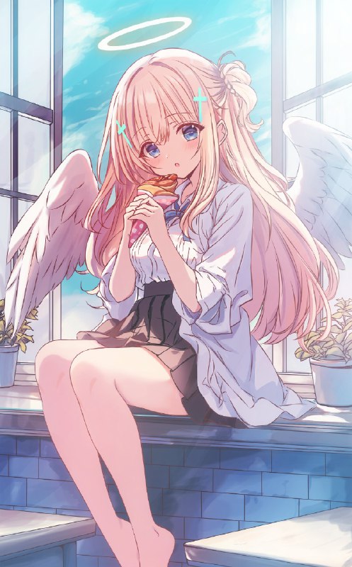 クレープと天使さんSource by twitter @cutlass_charcot—————@gongzhutonghao