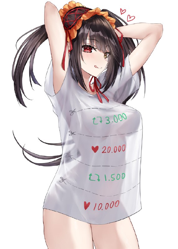 ASLE@FANBOX:遲來的跟風😂👕✂️#時崎狂三 