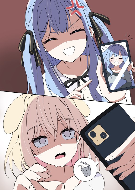 央野:寝顔盗撮バレ初華さんの可能性 #AveMujica 