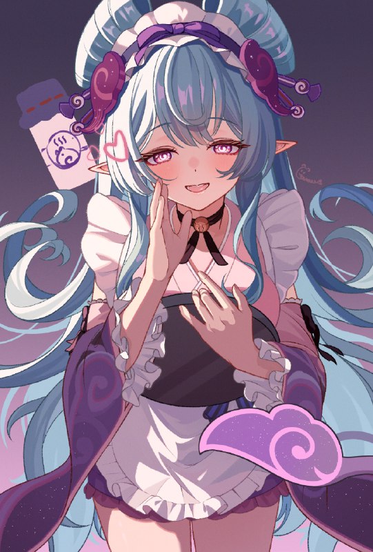 猫魚かむ:一休みの誘惑 #原神  #夢見月瑞希 